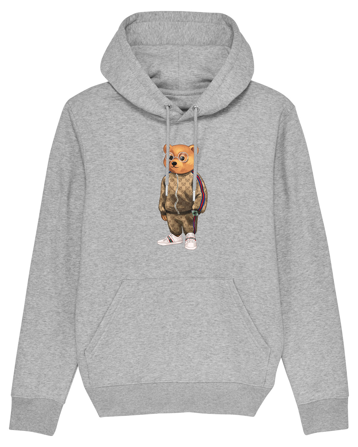 Eco-Friendly Hipster Bear Pullover