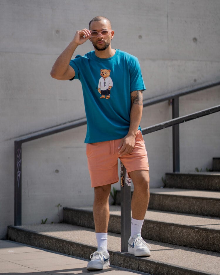 hunter green mens polo