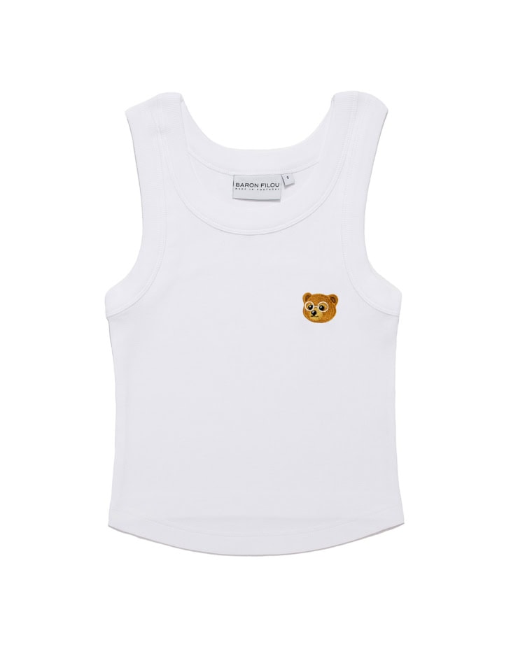 Essential Tank Top Women White Front_v2