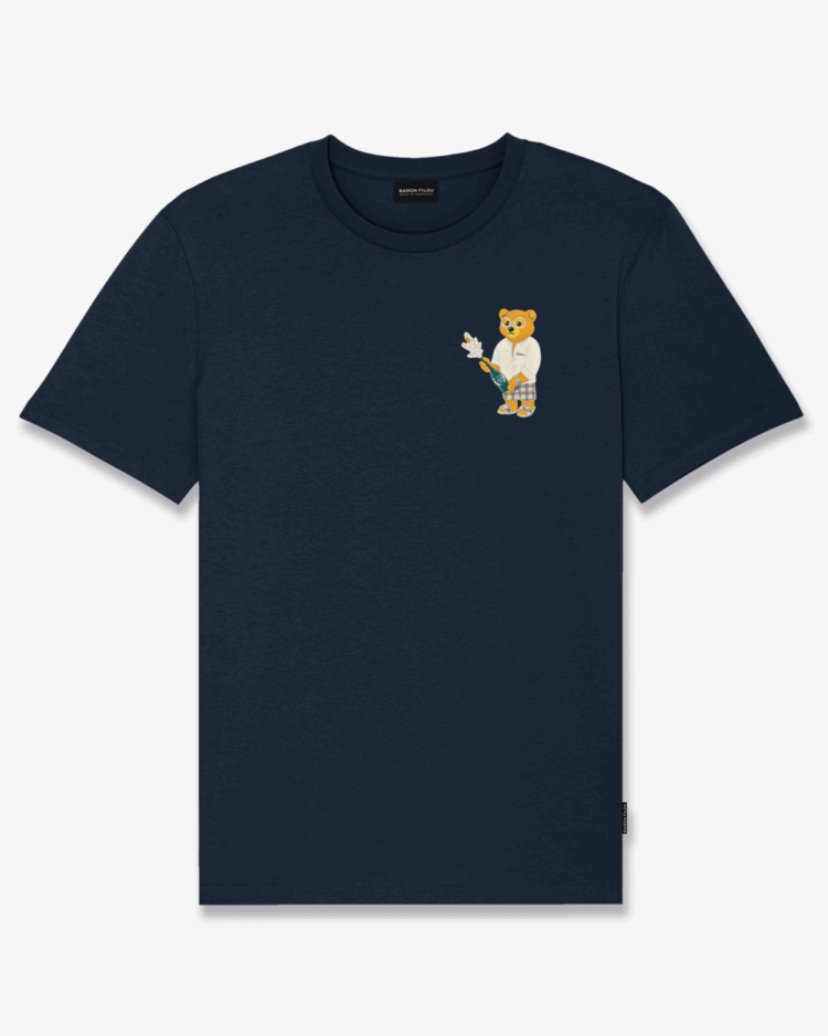 Embroidered Chestprint T-Shirt Filou CXIV.