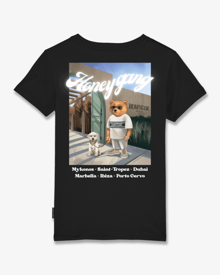 Honeygang T-Shirt Poster Backprint, CXXIV.