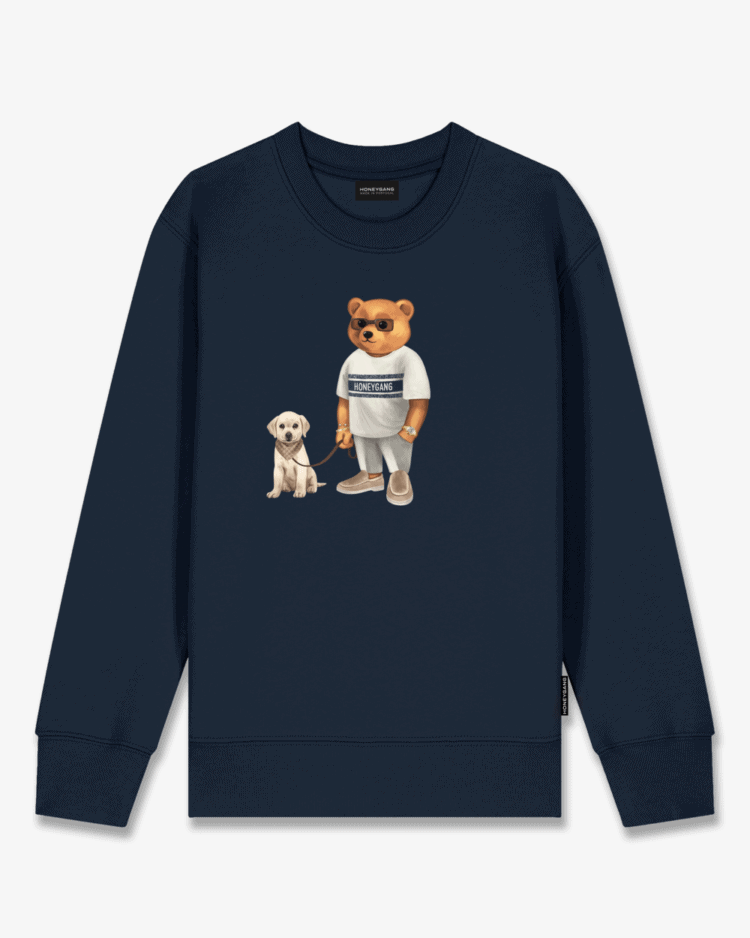 【在庫有】 Official | Filou Baron | Pullover Honeygang Home Fashion Bear of トップス