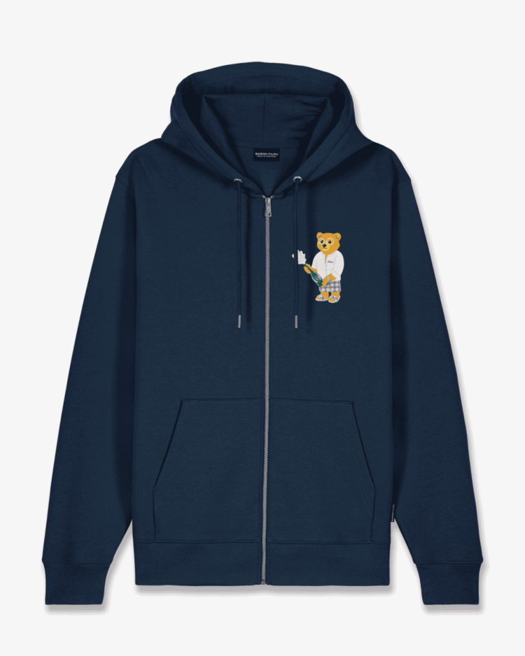 Sudadera Cremallera Bordada Filou CXIV.