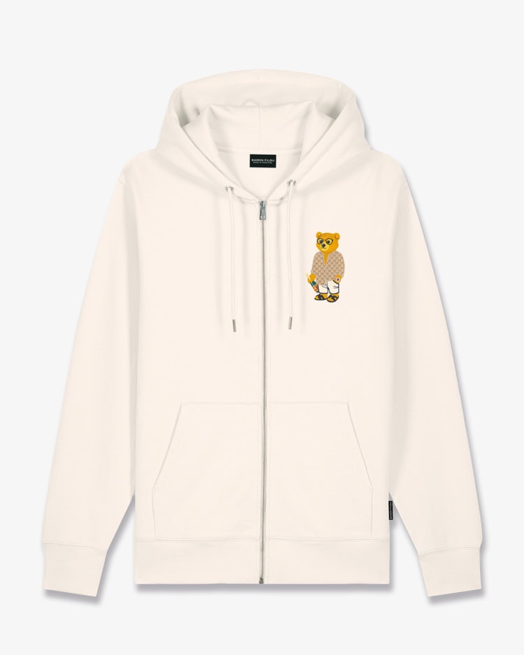 Sudadera Cremallera Bordada Filou CXVIII.
