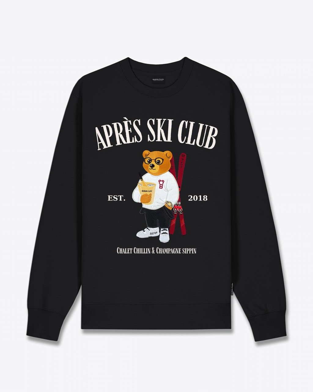 Embroidered Pullover Filou CXXXV. APRÈS SKI CLUB