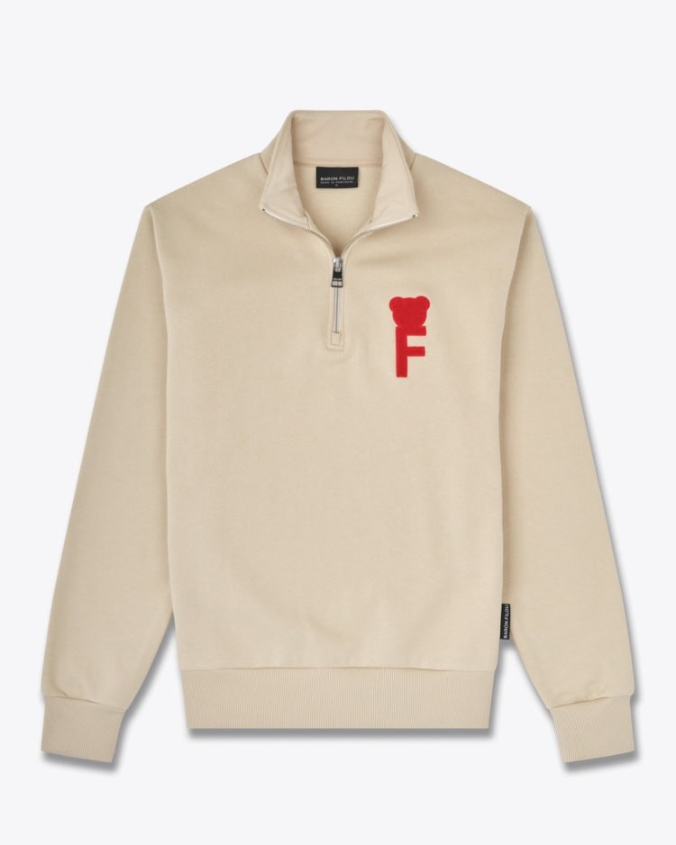 Media cremallera Chenille F