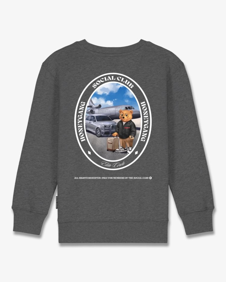Maglione Honeygang con stampa posteriore ovale CLI.