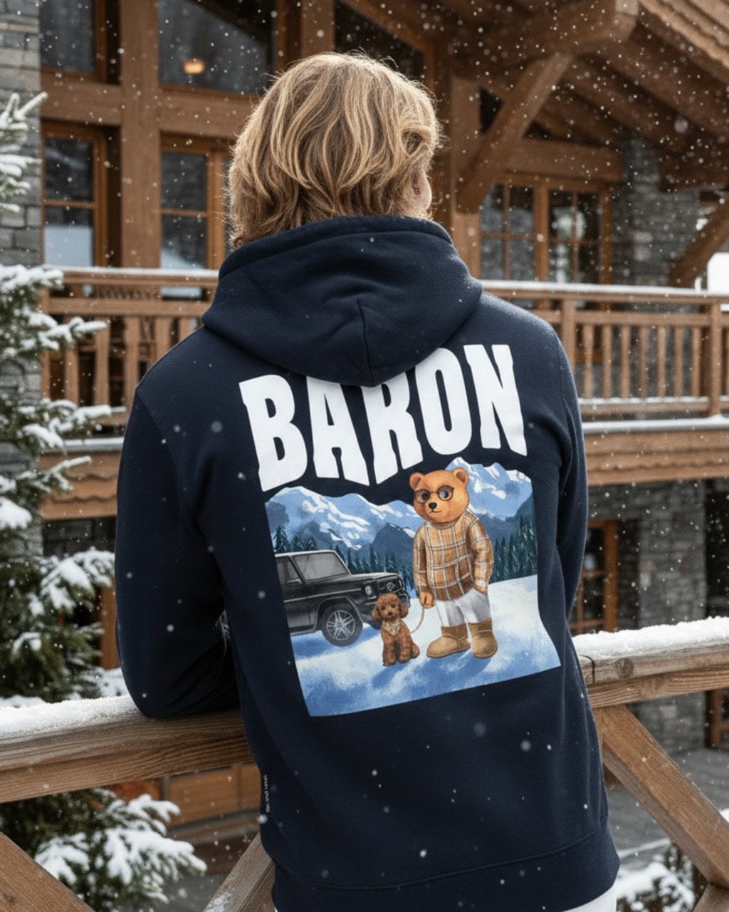 Backprint Hoodie Filou CXXXIII. BARON