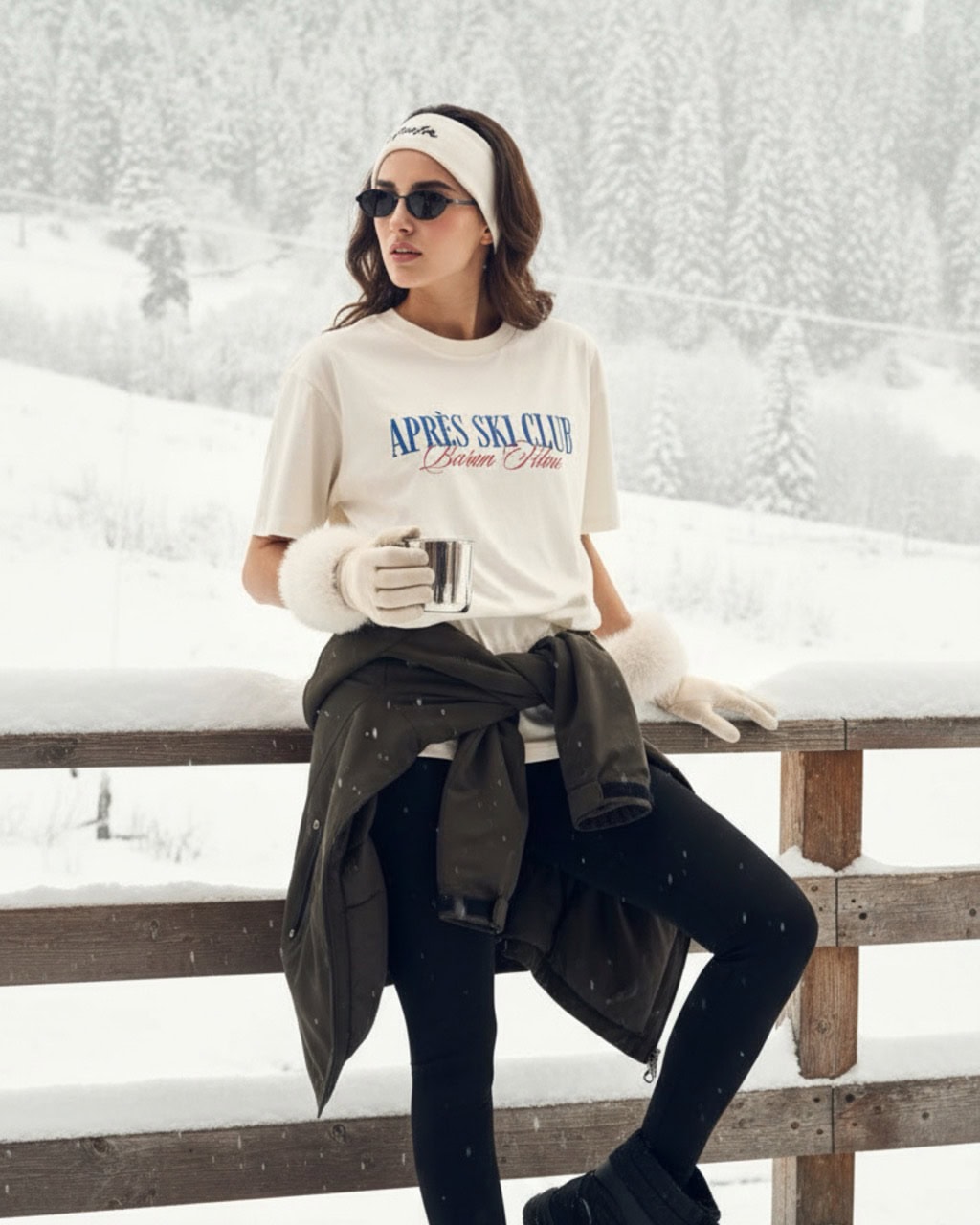 Oversized Backprint T-Shirt APRÈS SKI CLUB