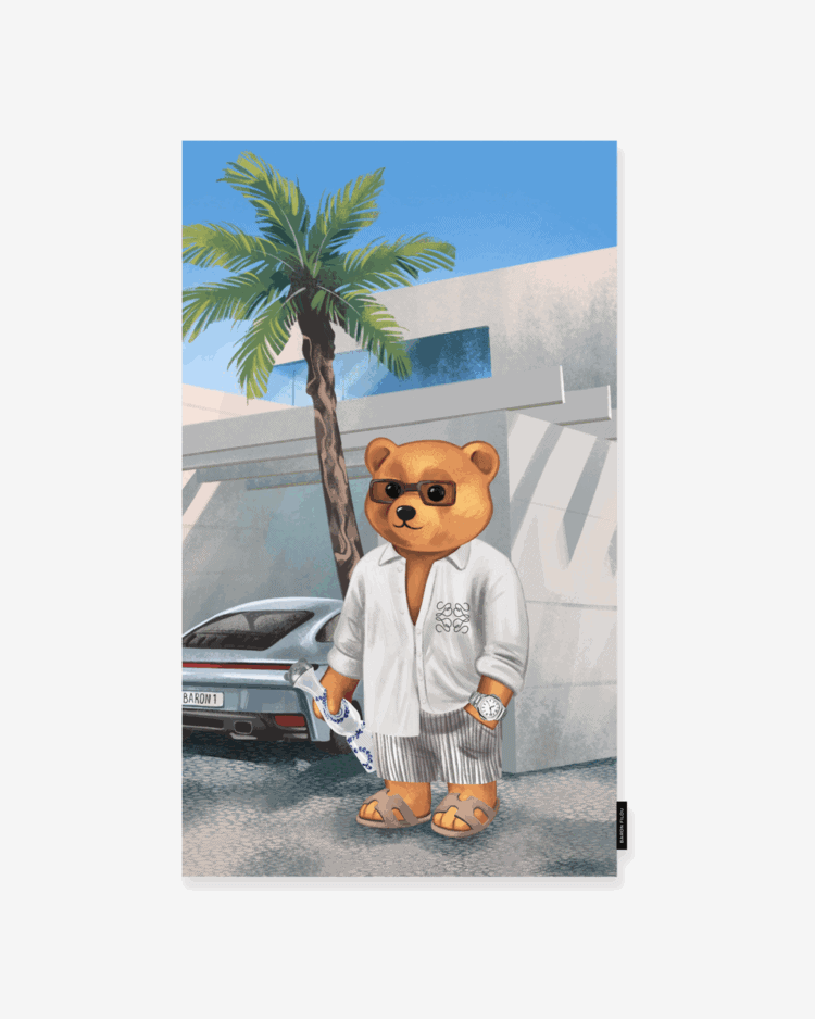 Beach Towel Poster Filou CLXVIII.