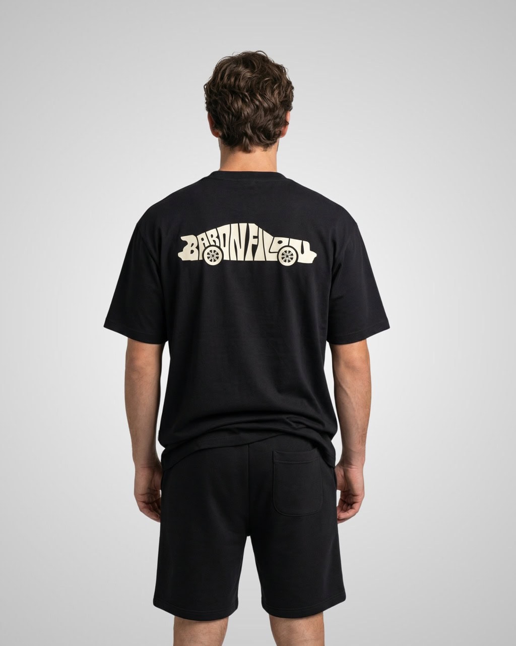 Camiseta oversize con backprint VALET MODE