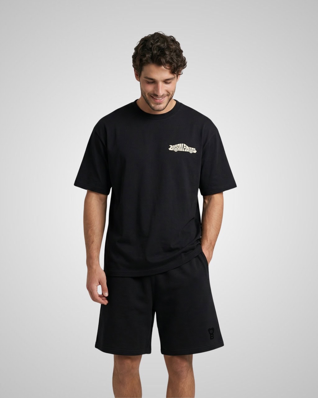 Camiseta oversize con backprint VALET MODE