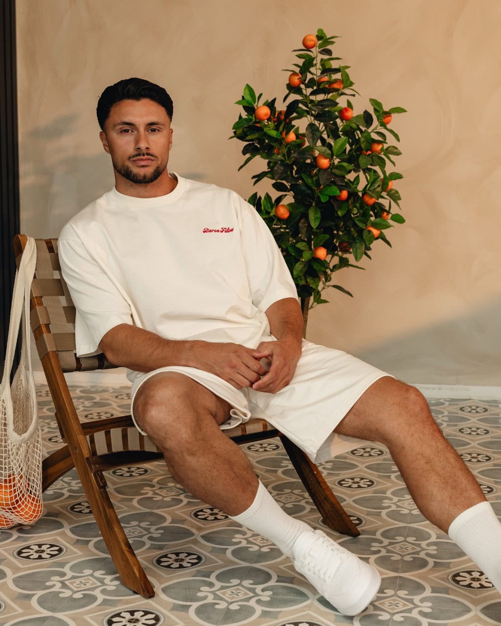 Camiseta oversize con backprint LOBSTER GANG