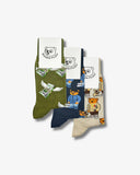 3er-Pack gestrickte Socken, Filou LXXXVIII., Filou LXXXIX., Flying Cash Stack
