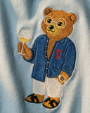 Auf der Brust besticktes T-Shirt Filou CLXIV.