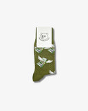 Gestrickte Socken Fliegender Geldstapel