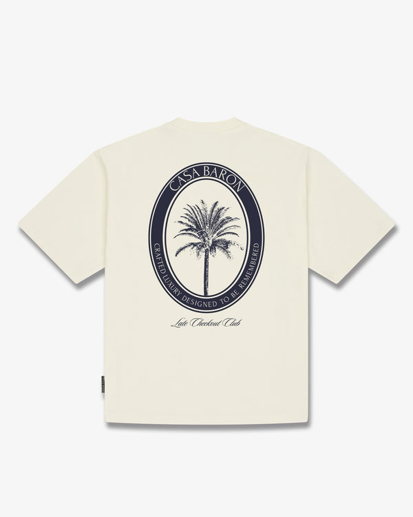 Oversized T-Shirt mit Rückendruck CASA BARON PALM
