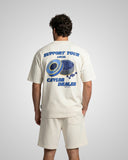 Oversized T-Shirt mit Rückendruck Kaviar-Händler