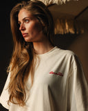 Oversized T-Shirt mit Rückendruck Hummer-Gang