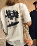 Oversized Backprint T-Shirt SPEED BOATS
